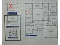First floor plan showcasing spacious layout including bedrooms, kitchen, Gathering room, and optional features at 314 Charles Ridge, Dallas, GA 30157