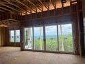 Unfinished room with large windows showcasing mountain views at 235 Laurel Vista Dr, Canton, GA 30114