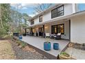 Spacious deck with outdoor seating, perfect for relaxing and entertaining while enjoying the peaceful backyard at 650 Hunterhill Ct, Roswell, GA 30075