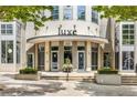 Building entrance with modern design and architectural features at 222 12Th Ne St # 1508, Atlanta, GA 30309