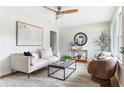 Comfortable living room featuring a decorative rug, stylish décor, and ample seating at 118 Wheelan School Rd, Dallas, GA 30157