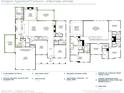 Detailed floor plan showcasing the layout and dimensions of the home at 2505 Kirkwood Dr, Cumming, GA 30041