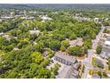 Aerial view of the town with lush green trees at 963 Forrest St, Roswell, GA 30075