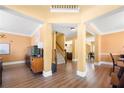 Spacious living room with hardwood floors, ample natural light, and an open floor plan at 5015 Scuppernong Ct, Austell, GA 30106