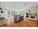 Well-equipped kitchen with a central island, modern appliances, and sleek countertops at 2265 Venture Dr, Marietta, GA 30062