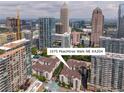 Incredible aerial view of 1075 Peachtree Walk NE #A204 at 1075 Peachtree Ne Walk # A204, Atlanta, GA 30309