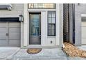 Charming front entryway with decorative front door and welcome mat at 606 Broadview Ne Ter, Atlanta, GA 30324