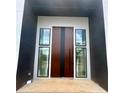 Grand entrance with a modern door and glass sidelights offering a bright and welcoming foyer at 0 Highway 279, Fayetteville, GA 30214