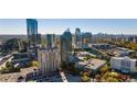 Scenic Buckhead Atlanta aerial view showcases modern architecture, cityscape, and lush green trees at 3338 Peachtree Ne Rd # 3406, Atlanta, GA 30326