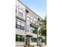 Exterior view of modern townhomes with striking architectural details and plenty of natural light at 1265 Wright Se Ln, Atlanta, GA 30316