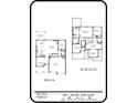 Detailed floor plan of home showing the layout of the first and second floors with dimensions at 2467 Reed Se St, Smyrna, GA 30080