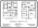 Floor plan displaying layout for the first and second floor, including room dimensions and square footage at 2471 Reed Se St, Smyrna, GA 30080