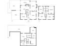 Detailed floor plan showcasing multiple levels of the home, including bedrooms, living spaces, and outdoor areas at 970 Winding Creek Trl, Sandy Springs, GA 30328