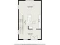 Living room, kitchen, and dining area floor plan shows dimensions and layout at 93 Terry St # A, Atlanta, GA 30312