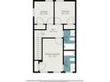 Bedroom and bath floor plan shows dimensions and layout at 93 Terry St # A, Atlanta, GA 30312