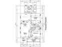 Proposed floorplan of a single-story home showing room sizes and dimensions at 868 Oakhill Sw Ave, Atlanta, GA 30310