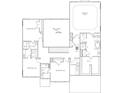 Second floor floorplan featuring four bedrooms, three baths, and an owner's suite at 3264 Lions Ruby Ln, Atlanta, GA 30349