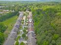 Beautiful aerial view of a well-maintained neighborhood surrounded by lush greenery at 1867 Willoughby Dr, Buford, GA 30519