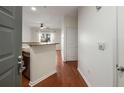 Home entryway featuring hardwood floors and an open view to the kitchen and living spaces at 821 Ralph Mcgill Ne Blvd # 2113, Atlanta, GA 30306
