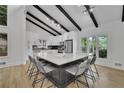 Large kitchen island with seating and modern finishes at 3165 Brookview Dr, Marietta, GA 30068