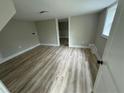 Bedroom featuring neutral walls and attractive wood-look floors at 1691 Flat Shoals Rd, Atlanta, GA 30316