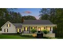 Charming single-story home featuring a well-manicured lawn, classic black and white trim, and a cozy front porch at 4615 Gresham Rd, Douglasville, GA 30134