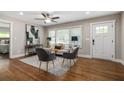 Bright living room featuring hardwood floors and a large window at 3153 Bonway Dr, Decatur, GA 30032