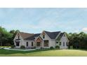 Charming home exterior with a manicured lawn and professionally landscaped front yard at 2468 Rockbridge Nw Rd, Conyers, GA 30012
