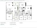 Detailed floor plan showing the layout of the home's rooms and features at 741 Keystone Dr, Woodstock, GA 30188