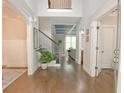 Spacious foyer with hardwood floors, staircase, and natural light at 533 Beecham Dr, Smyrna, GA 30082