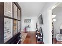 Bright entryway with hardwood floors, modern decor, and a view into other rooms at 1081 Longley Nw Ave, Atlanta, GA 30318