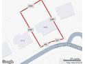 Lot line dimensions of the property at 2688 Hidden Falls Ne Dr, Buford, GA 30519