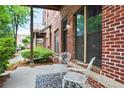 Charming patio area with brick facade and cozy seating at 791 Wylie Se St # 807, Atlanta, GA 30316