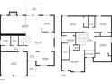 Combined floor plan featuring the first and second floor layouts of the property at 245 Vaness Dr, Mcdonough, GA 30253