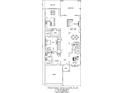 Detailed floor plan showcasing an open-concept living area, kitchen, bedrooms, and outdoor patios at 984 Sycamore Dr, Decatur, GA 30030