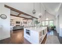 Beautiful modern kitchen featuring a large island, stainless steel appliances, and an open concept layout at 23 Sunset Se Rdg, Cartersville, GA 30121