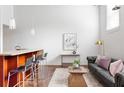 Bright open floor plan boasts exposed ceilings, hardwood floors, a stylish kitchen and a loft at 964 Dekalb Ne Ave # 112, Atlanta, GA 30307