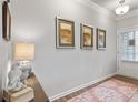 Inviting entryway featuring art decorations and a charming rug as you enter the home at 123 Ravencliff Dr # 80, Austell, GA 30168