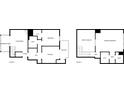 Detailed floor plan showcasing layout of rooms, including living room, kitchen, bedrooms, and balcony at 293 Quail Run, Roswell, GA 30076