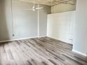 Spacious bedroom with ample natural light and a large built-in closet for storage at 20 Marietta Nw St # 7C, Atlanta, GA 30303