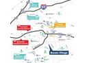 Detailed map showcasing key locations: Mall of Georgia, Gwinnett County Airport, Northside Hospital, and nearby shopping and dining options at 1316 Village Brook Drive, Dacula, GA 30019