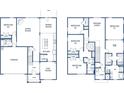 Detailed floor plan showcasing the layout of this home with bedrooms, living spaces, kitchen, and garage at 5430 Flat Rock Pt, Stonecrest, GA 30038