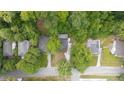 Aerial view of a home nestled among trees, showcasing its location and neighborhood at 1482 Andrews Nw St, Atlanta, GA 30314