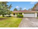 Charming single-story home with a well-manicured lawn, front porch, and a two car garage at 95 Stephens Dr, Covington, GA 30016