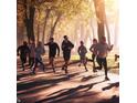 Scenic jogging trail surrounded by trees, perfect for an active lifestyle and outdoor recreation at 1632 Lenox Overlook Ne Rd, Brookhaven, GA 30329