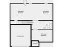 Floor plan of the unfinished basement area at 11 Bennett Farm Dr, Loganville, GA 30052