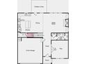 Open-concept floor plan with a kitchen flowing into a dining area, and a great room at 11 Bennett Farm Dr, Loganville, GA 30052