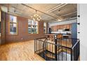 A modern kitchen featuring stainless appliances, wood cabinets and countertops, and industrial-style accents at 660 Glen Iris Dr # 206 & 109, Atlanta, GA 30308