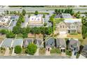 Aerial view of a two-story home located in a neighborhood near shopping and dining areas at 1310 Scenic View Trce, Lawrenceville, GA 30044