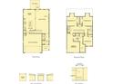 Detailed floor plan showcasing spacious layout with kitchen, bedrooms, Gathering room, and two-car garage at 2623 Jordan Ln, Lithia Springs, GA 30122